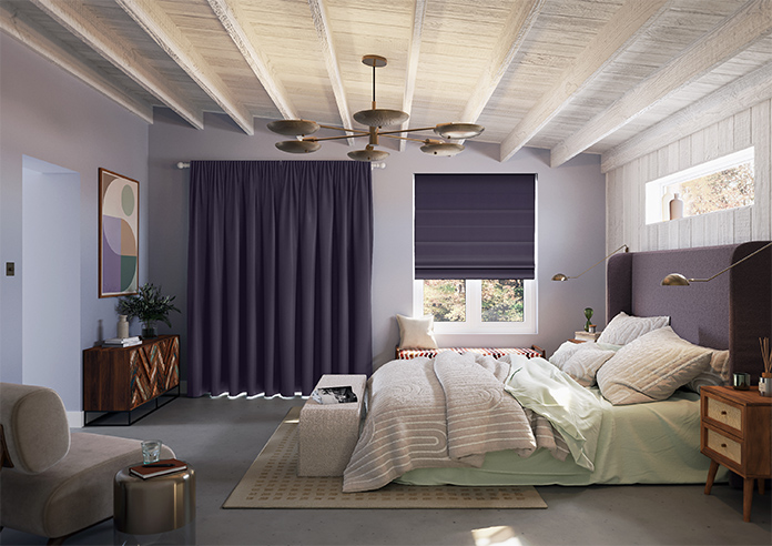 Kyoto Faux Silk, Berry - Made to Measure Curtains - Image 15